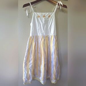 Truth Culture Boutique Embroidred You Are My Sunshine SunDress Girls 14
